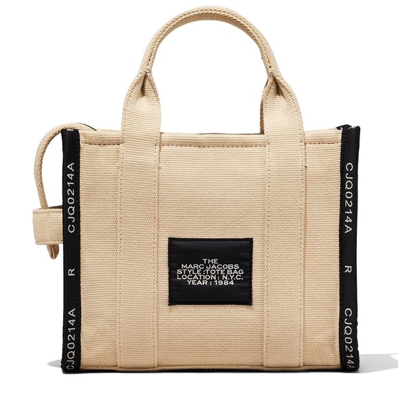 MARC JACOBS THE JACQUARD SMALL TOTE BAG in Warm Sand - Picture 3 of 6